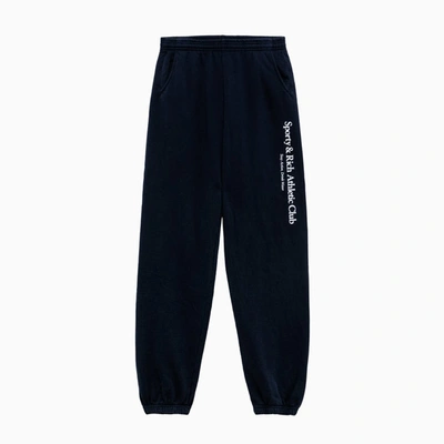 Sporty And Rich Athletic Club Pants Sw262na In Navy