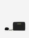 LOVE MOSCHINO WALLET WITH LOGO LETTERING AND ECO-FUR DETAIL,JC5675PP0DKN0 -000