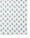 Matouk Rubia Linen Tablecloth, 70" X 126" In Navy