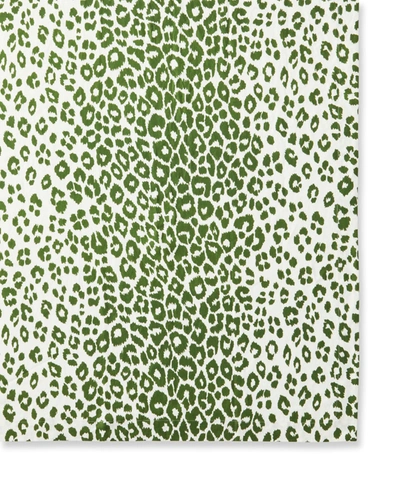 Matouk Iconic Leopard Tablecloth, 70" X 108" In Green