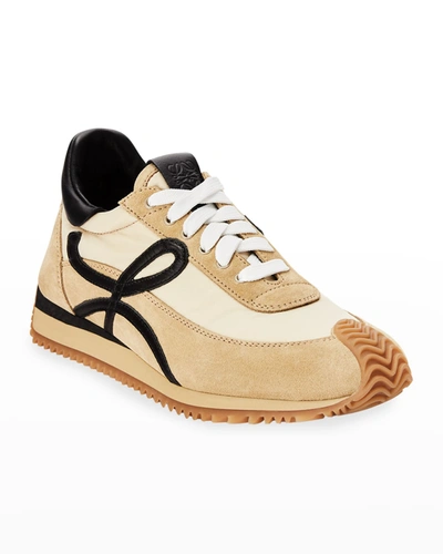 Loewe Flow Runner Trainers In Gold/black