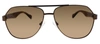 Ben Sherman Alfie M02 Aviator Sustainable Polarized Sunglasses In Brown