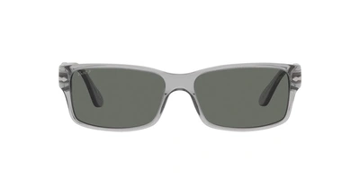 Persol Men's Po2803s Polarized Rectangle Sunglasses In Green