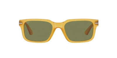 Persol Po3272s 2044e Rectangle Sunglasses In Green