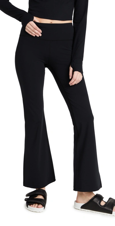 Sweaty Betty Power Kick Flare Workout Trousers In Black