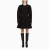 Dolce & Gabbana Technical Jersey Dress With Bustier Details In Black