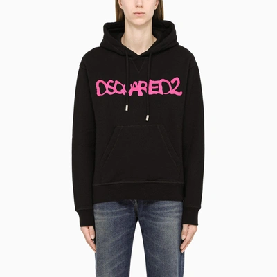 Dsquared2 Paint Logo Oversized Hoodie In Default Title