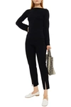 Wolford Arrow Poison Pointelle-knit Top In Black
