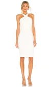 Likely Carolyn Halter-neck Sheath Dress In White