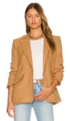 Cinq À Sept Khloe Boucle Blazer In Sahara