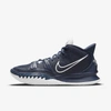 Nike Kyrie 7 Basketball Shoe In Midnight Navy,midnight Navy,white