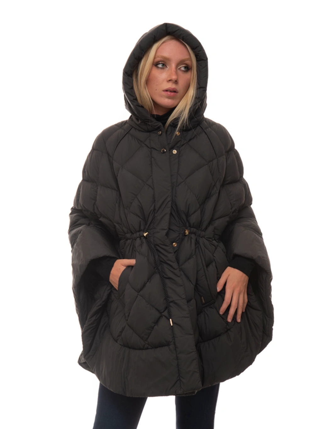 VERY掲載商品】 新品 ♡ WOOLRICH ELIS CAPE ブラック 【公式通販】