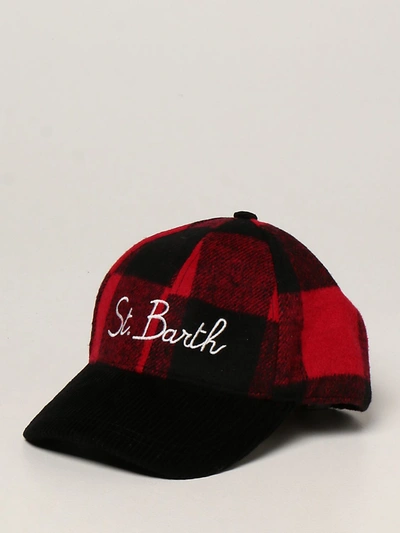 Mc2 Saint Barth Hat In Cotton Blend In Red
