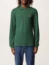 Lacoste Polo Shirts In Green