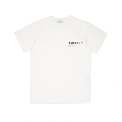 Ambush Workshop T-shirt In White