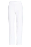 Eileen Fisher Stretch Crepe Slim Ankle Pants In White