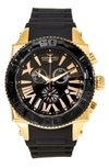 Aquaswiss Swissport Xg Watch In Black/ Gold