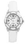 Aquaswiss Lily L Leather Strap Watch In White