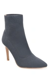 Journee Collection Milyna Womens Knit Pull On Mid-calf Boots In Slate