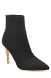 Journee Collection Comfort Foam Milyna Sock Bootie In Black