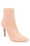 Journee Collection Comfort Foam Milyna Sock Bootie In Rose