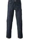 Apc Petit New Standard Straight Leg Jean In Blue