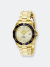 INVICTA INVICTA INVICTA MENS PRO DIVER 9743 GOLD STAINLESS-STEEL PLATED AUTOMATIC SELF WIND DIVING WATCH