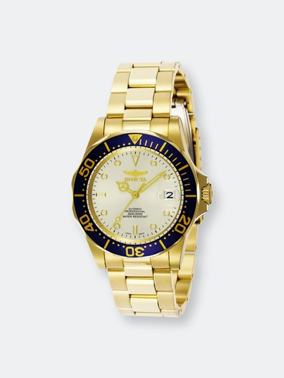 Invicta Mens Pro Diver 9743 Gold Stainless-steel Plated Automatic Self Wind Diving Watch