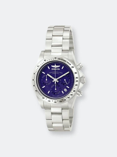 Invicta Mens Speedway Chronograph S 9329 Blue Stainless-steel Japanese Quartz Fashion Watch