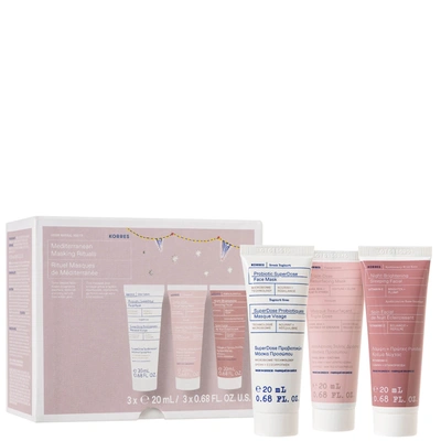 Korres Mediterranean Masking Rituals Set In Pink