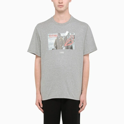 Throwback Grey T-shirt With Top Gun Print