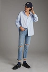 Citizen Of Humanity Dylan Straight-leg Distressed Jeans In Blue