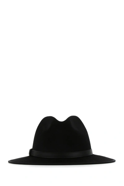 Gucci Black Felt Hat  Black  Donna S