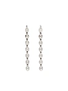 Rabanne Orecchini Eight Nano Argento In Metallic