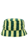 Sunnei Striped Bucket Hat In Multicolor