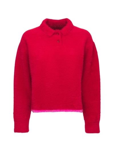 Jacquemus Le Polo Neve In Red