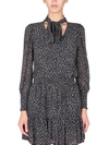 Michael Michael Kors Animal Print Shirt In Grigio