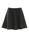 RED VALENTINO WOOL MINI SKIRT