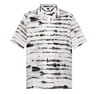 BURBERRY BURBERRY WATERCOLOUR PRINT DOUBLE-LAYERED SHIRT