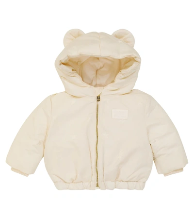 Burberry Baby's & Little Girl's Bear Puffer Down Jacket In Pale Cream Ip Pttn