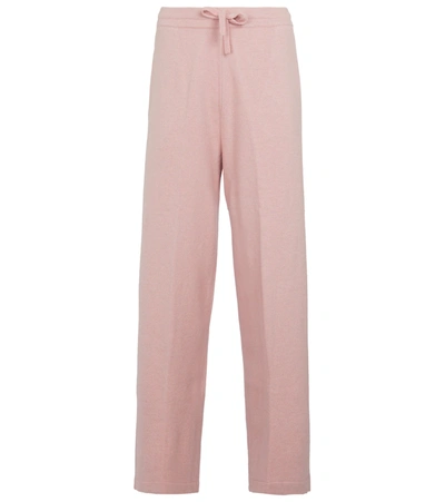 Isabel Marant Étoile Julia Wool-blend Sweatpants In Greyish Pink