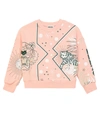 KENZO PRINTED COTTON SWEATSHIRT,P00605566