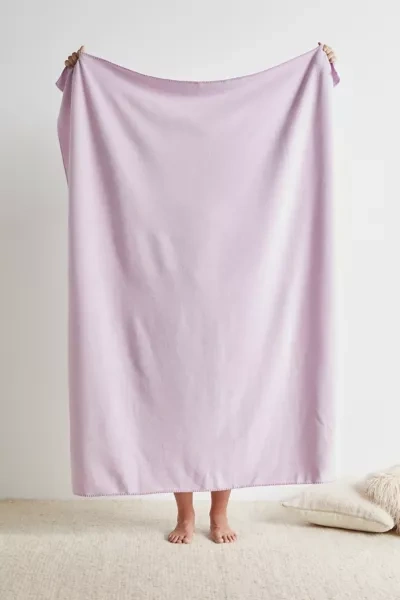 Urban Renewal Eco-soft Fleece Throw Blanket In Lilac