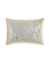 DONNA KARAN HOME METALLIC VELVET PILLOW, 14" X 20",PROD246710341