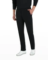 Bugatchi Men's Straight-fit Soft Touch Dress Pants In Black