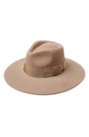 Brixton Joanna Iii Wool Felt Hat In Light Tan