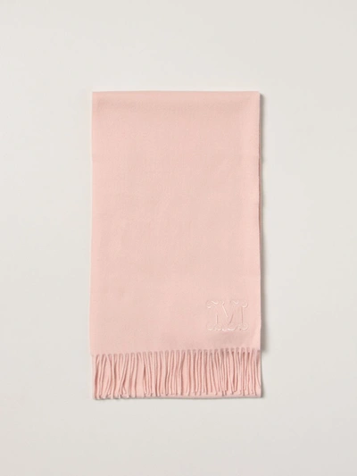 Max Mara Cashmere Scarf In Pink