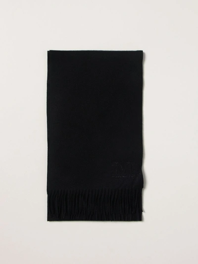 Max Mara Cashmere Scarf In Blue