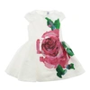 SIMONETTA DRESS SIMONETTA KIDS COLOR WHITE,297156001