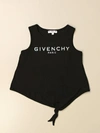 GIVENCHY COTTON TOP WITH LOGO,335188002